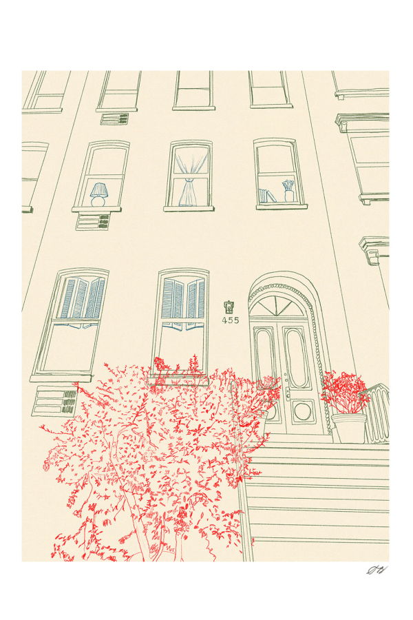 Stephanie Browne Art Townhouse Print