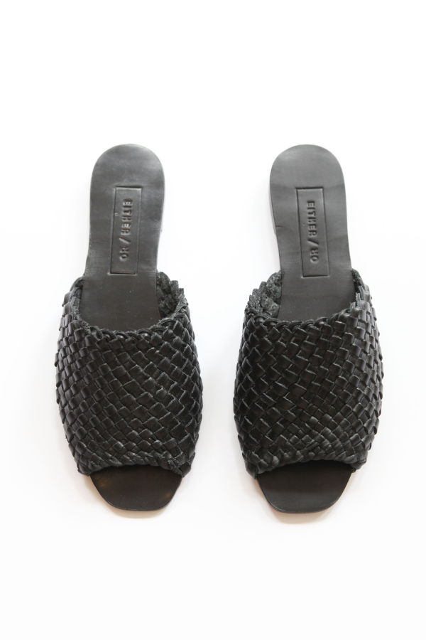 Either/OR Woven Slide