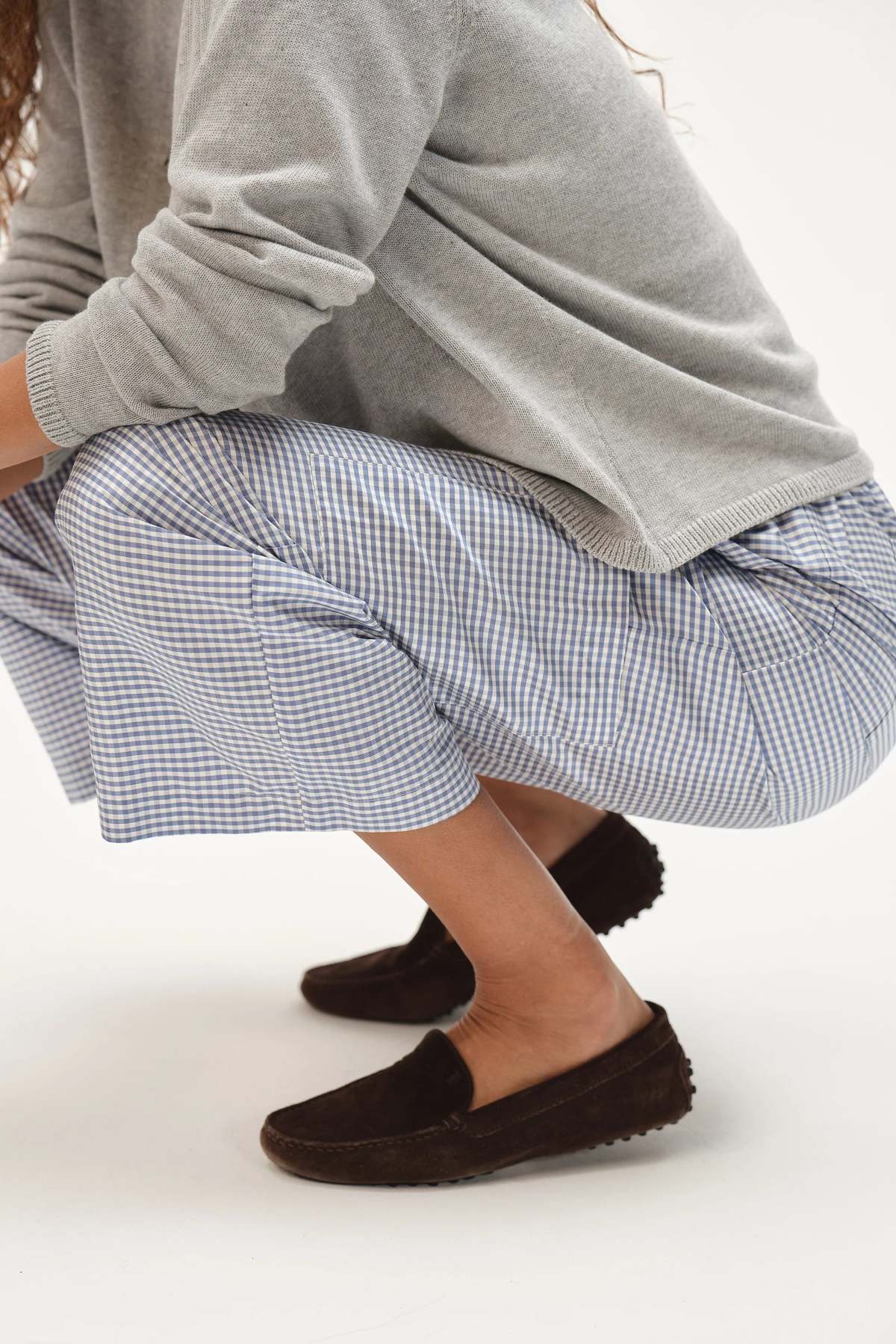 Donni. The Taffeta Gingham Cargo Pant - Image 2 of 9