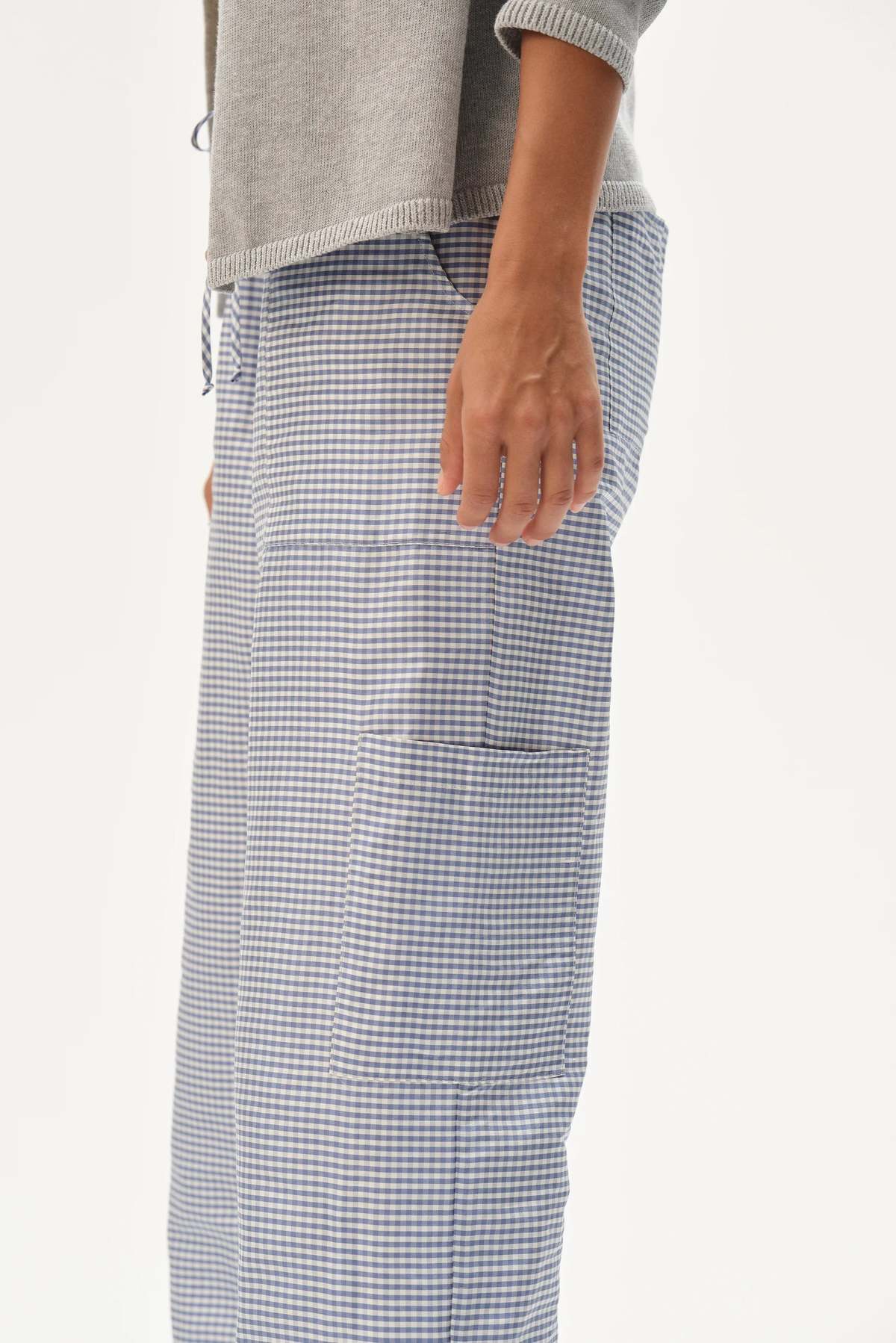 Donni. The Taffeta Gingham Cargo Pant - Image 5 of 9