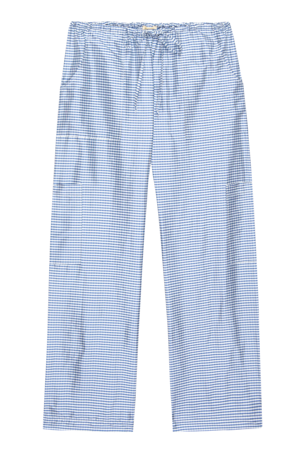 Donni. The Taffeta Gingham Cargo Pant