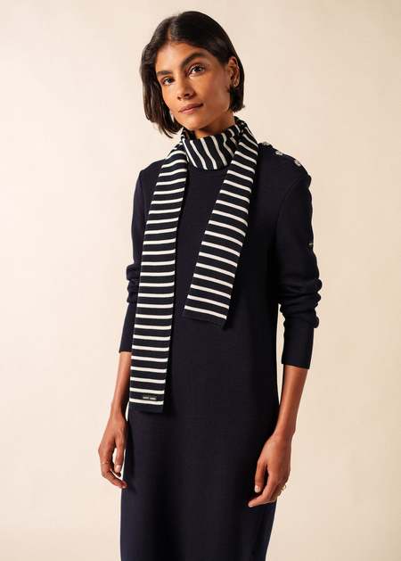 mfpen Wool Scarf - Blue Check | Garmentory