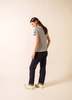 Saint James Etrille II Nautical Striped Tee - Ecru/Navy - Thumbnail 2