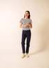 Saint James Etrille II Nautical Striped Tee - Ecru/Navy - Thumbnail 3