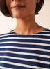 Saint James Etrille II Nautical Striped Tee - Navy/White - Thumbnail 4
