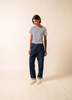 Saint James Etrille II Nautical Striped Tee - White/Navy - Thumbnail 2