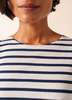 Saint James Etrille II Nautical Striped Tee - White/Navy - Thumbnail 6