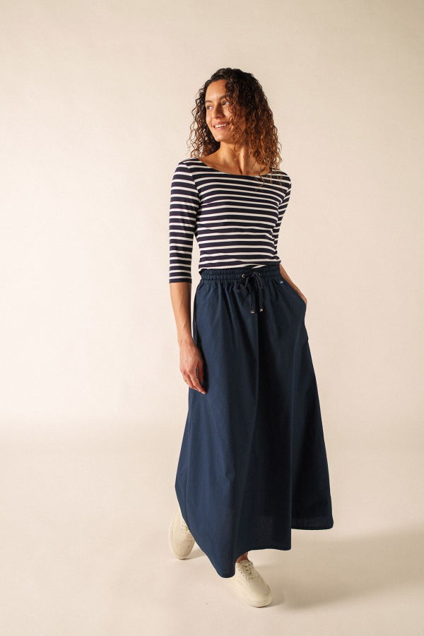 Saint James Garde-Cote III Anti UV Top - Navy/White
