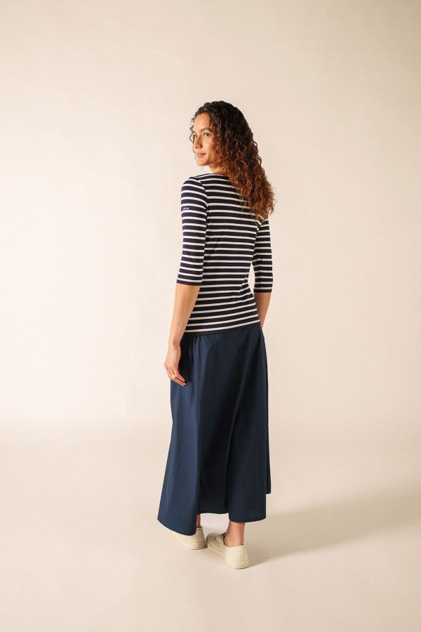Saint James Garde-Cote III Anti UV Top - Navy/White