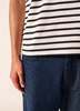 Saint James Levant Modern Breton Shirt - White/Black - Thumbnail 10