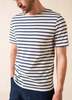 Saint James Levant Modern Breton Shirt - White/Navy - Thumbnail 9