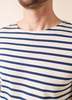 Saint James Levant Modern Breton Shirt - White/Navy - Thumbnail 10