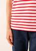 Saint James Levant Modern Breton Shirt - White/Red - Thumbnail 7