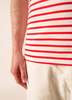 Saint James Levant Modern Breton Shirt - White/Red - Thumbnail 10