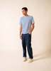 Saint James Levant Modern Breton Shirt - White/Royal Blue - Thumbnail 4