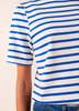 Saint James Levant Modern Breton Shirt - White/Royal Blue - Thumbnail 9