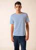 Saint James Levant Modern Breton Shirt - White/Royal Blue - Thumbnail 10