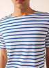 Saint James Levant Modern Breton Shirt - White/Royal Blue - Thumbnail 12