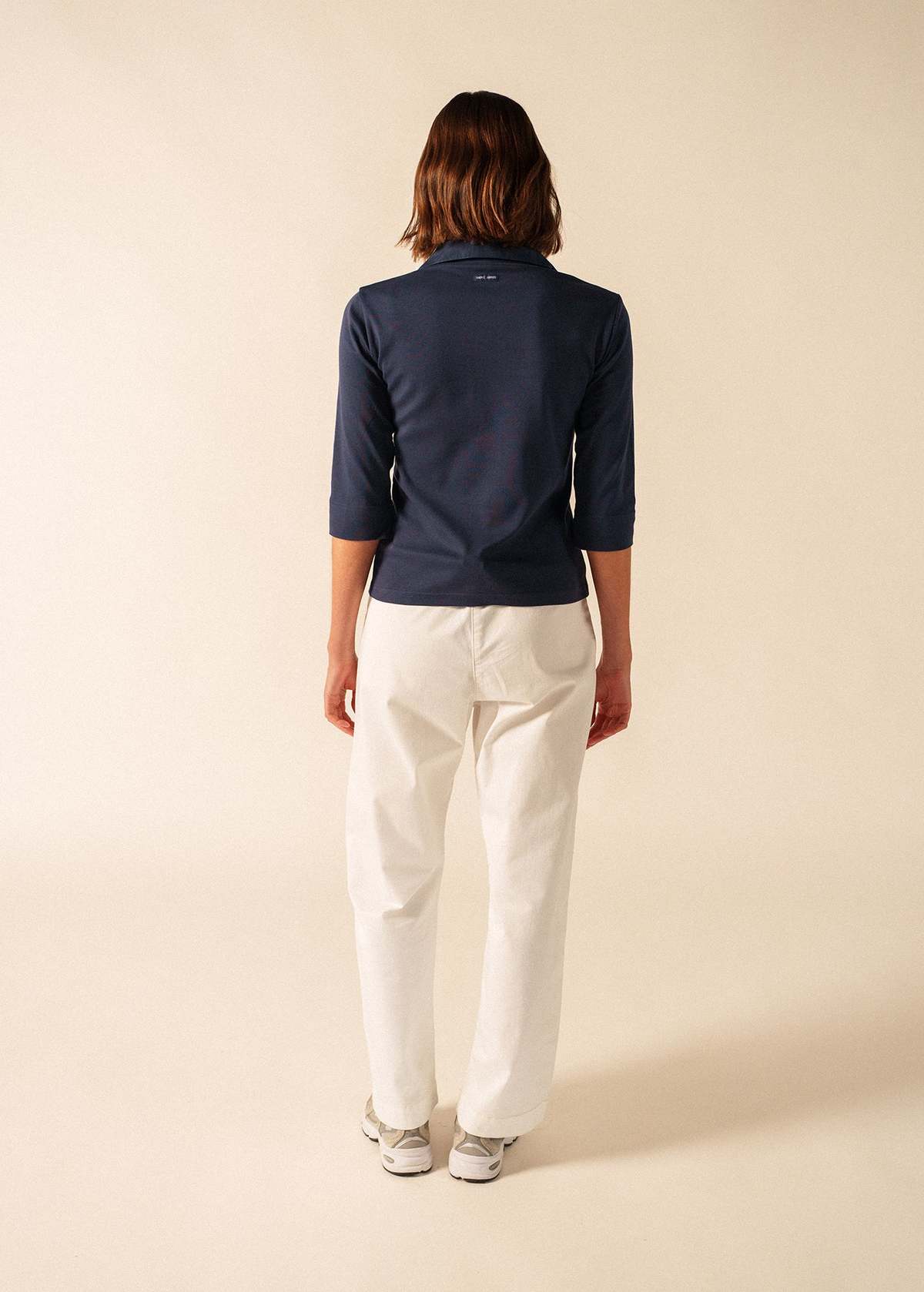 Saint James Oleron Polo Shirt - Navy - Image 3 of 5
