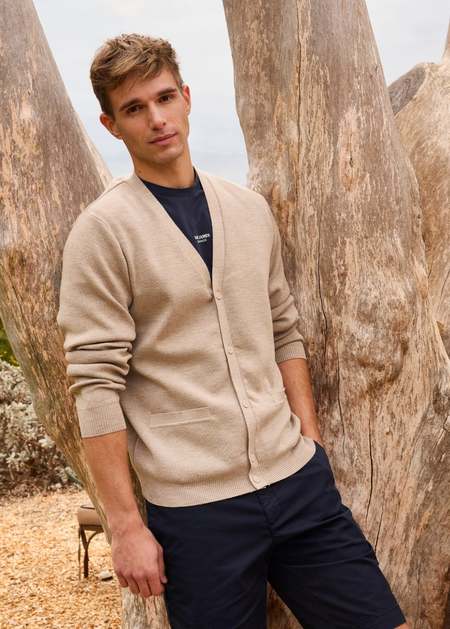 AMOMENTO Curved Silhouette Cardigan | Garmentory