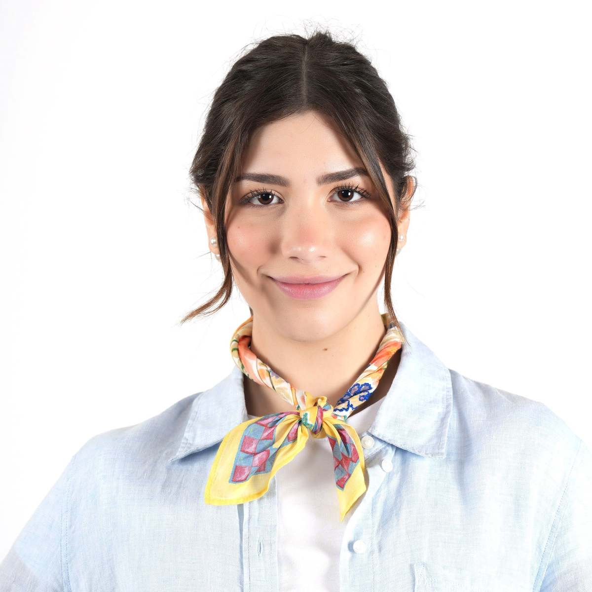 Vismaya Bloom With Grace And Love Bandana - Yellow - Image 5 of 12