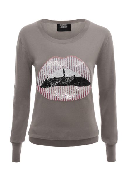 Markus Lupfer Lara Lip Knit Markus Lupfer Lara Lip Knit