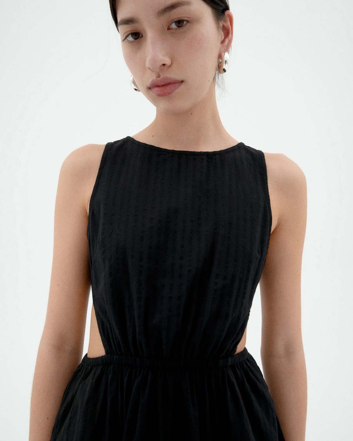 Thinking MU Kin Seersucker Dress - Image 4 of 7