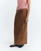 Thinking MU Cupro Skirt - Brown - Thumbnail 2