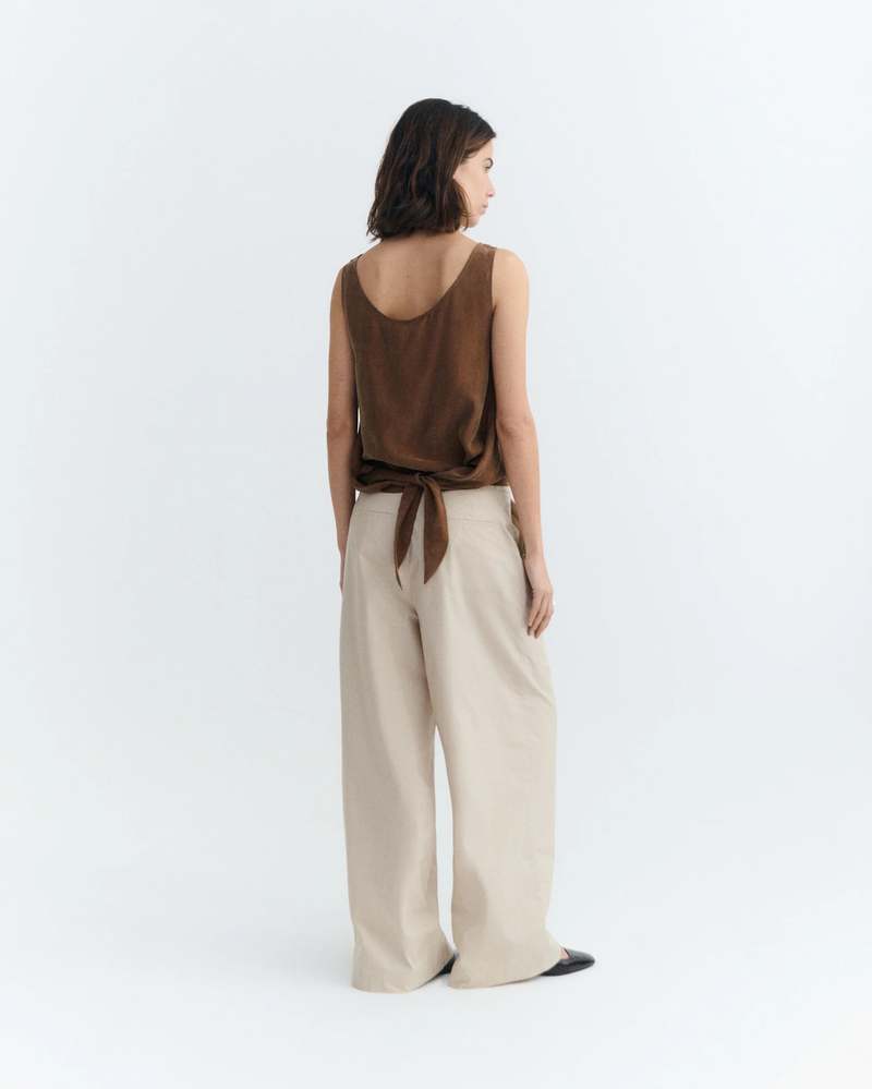 Thinking MU Cupro Top with Bow