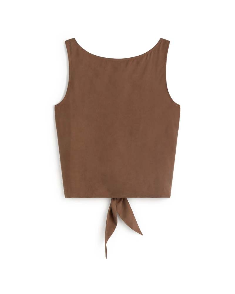 Thinking MU Cupro Top with Bow
