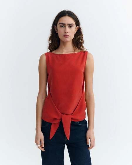 If Six Was Nine Cotton Elongated Tank Top - Black | Garmentory