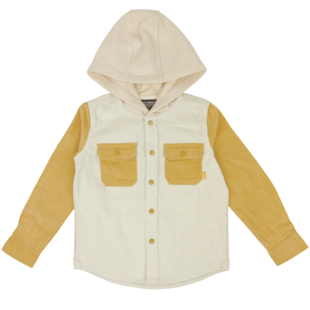Kids Caramel Bear Coat - Charcoal Melton | Garmentory