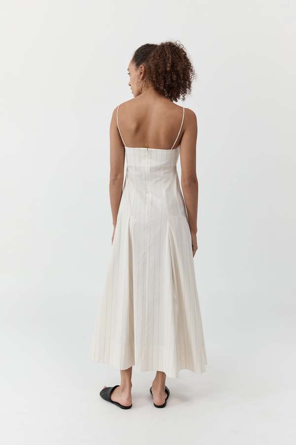st agni pleat dress St. Agni Everyday Cotton Pleat Dress