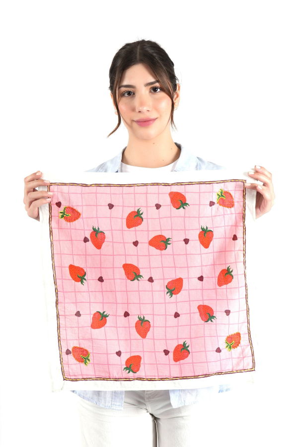 Vismaya Strawberry Sweetheart Bandana