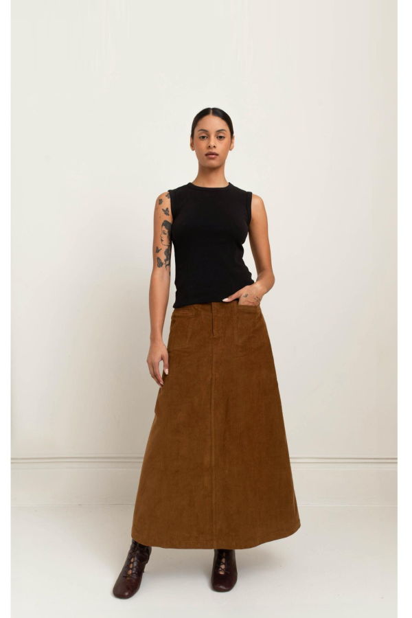 Paper Label Lydia Tank - Black