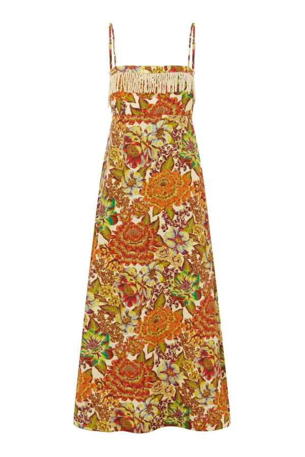 ALÉMAIS Lana Square Neck Day Dress - Multi