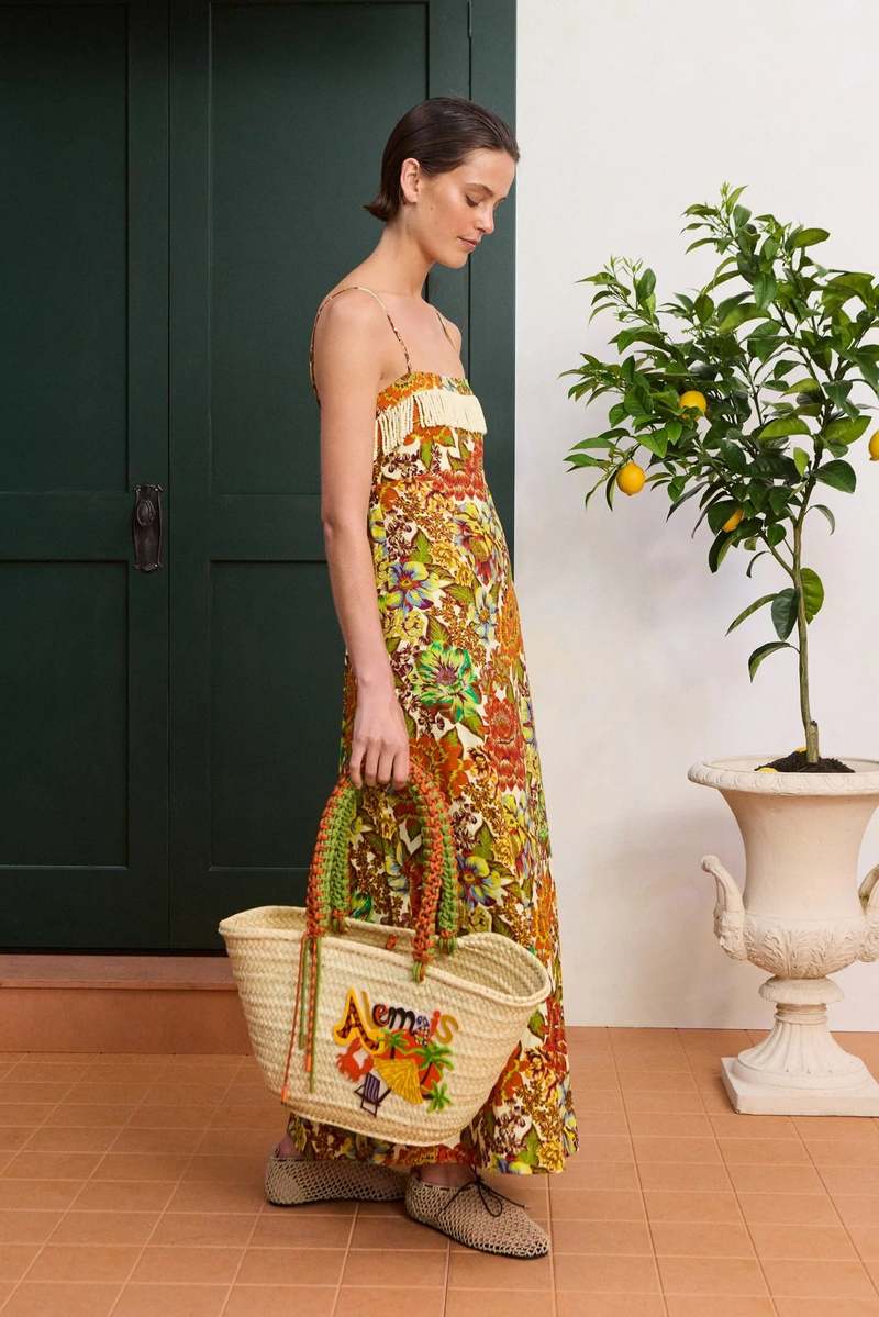 ALMAIS Lana Square Neck Day Dress - Multi