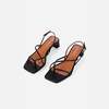 INTENTIONALLY __________. Fifi Sandals - Black - Thumbnail 2