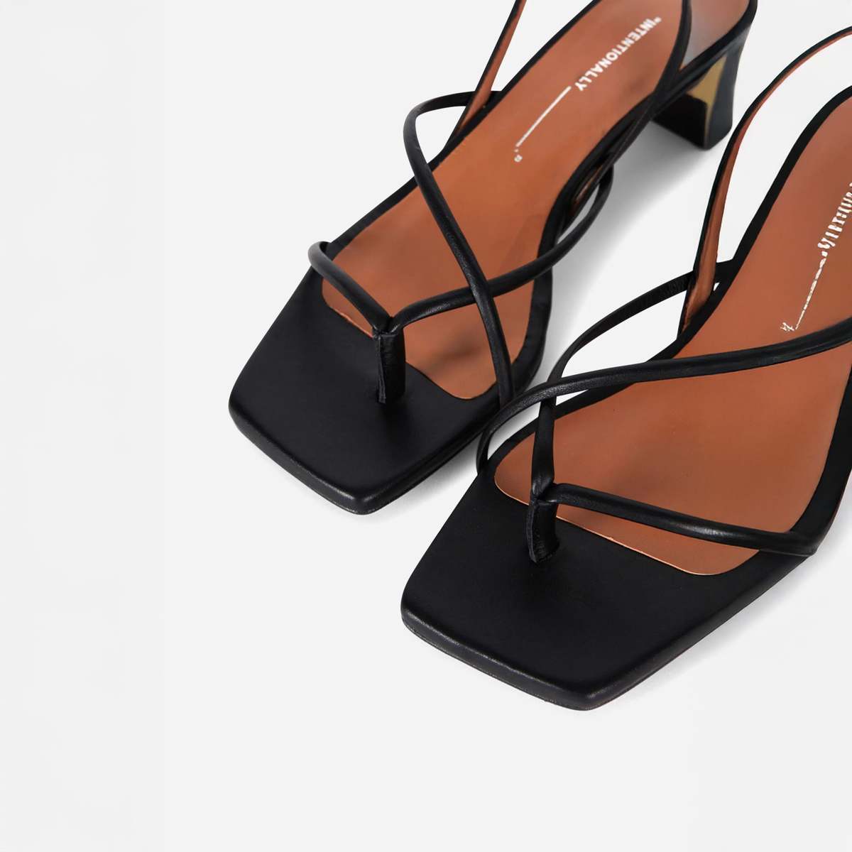 INTENTIONALLY __________. Fifi Sandals - Black - Image 3 of 5