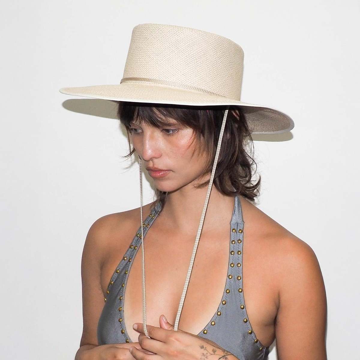 Clyde Gaucho Hat - Cloud - Image 1 of 3