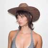 Clyde Straw Western Hat - Brown Twist - Thumbnail 4