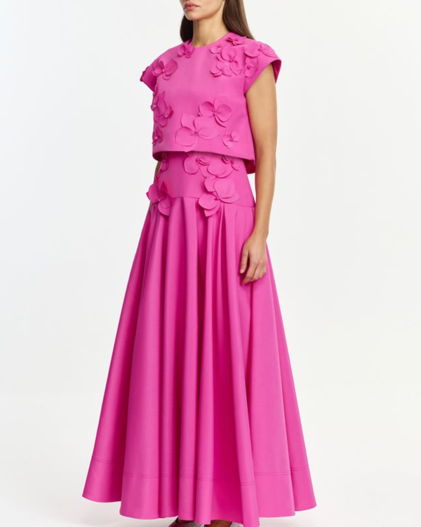 pink acler dress acler Tanby Maxi Dress