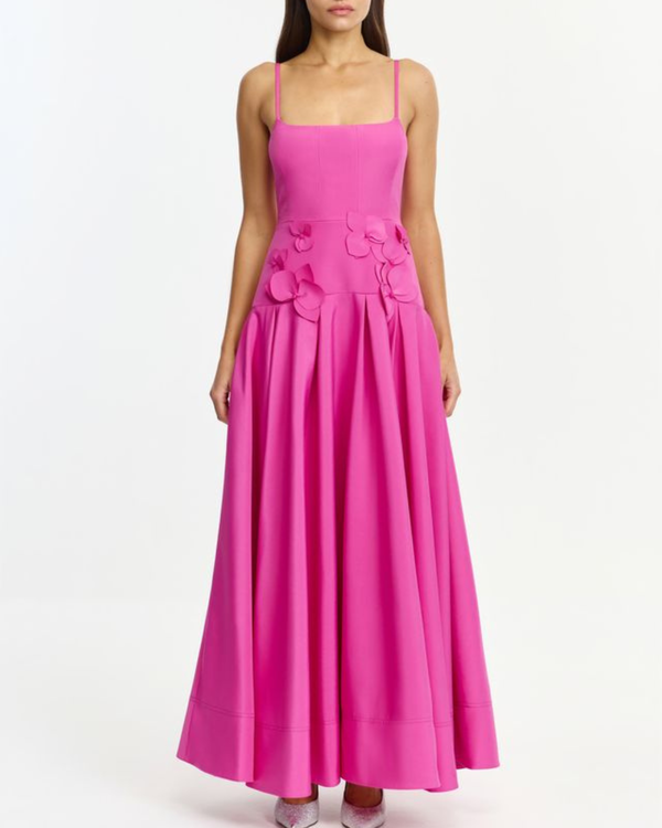 pink acler dress acler Tanby Maxi Dress