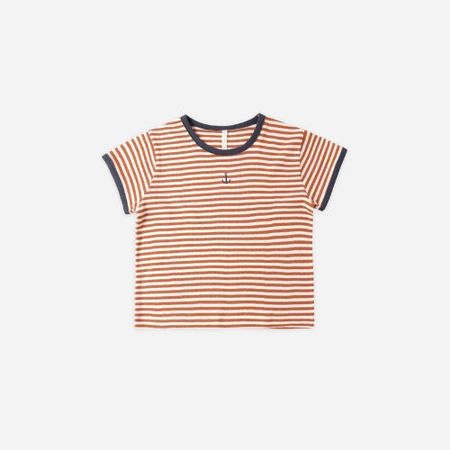 Kids Soor Ploom Flutter Tee - Stripe Eucalyptus | Garmentory