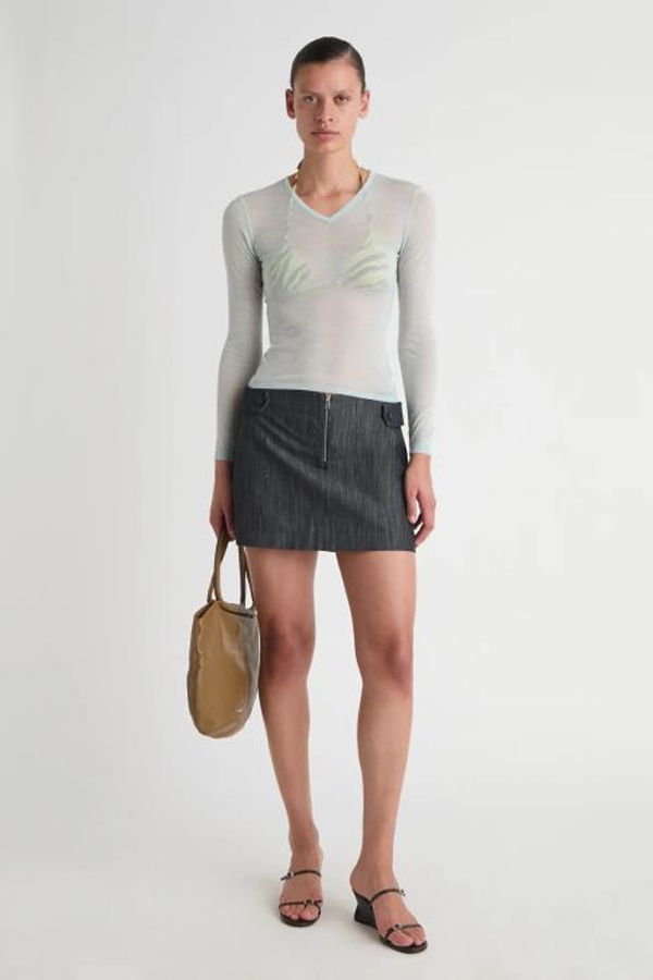 Paloma Wool Midi Skirt - Gray