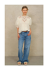 M.A.B.E Fleur Emb Short Sleeve Top - Thumbnail 2