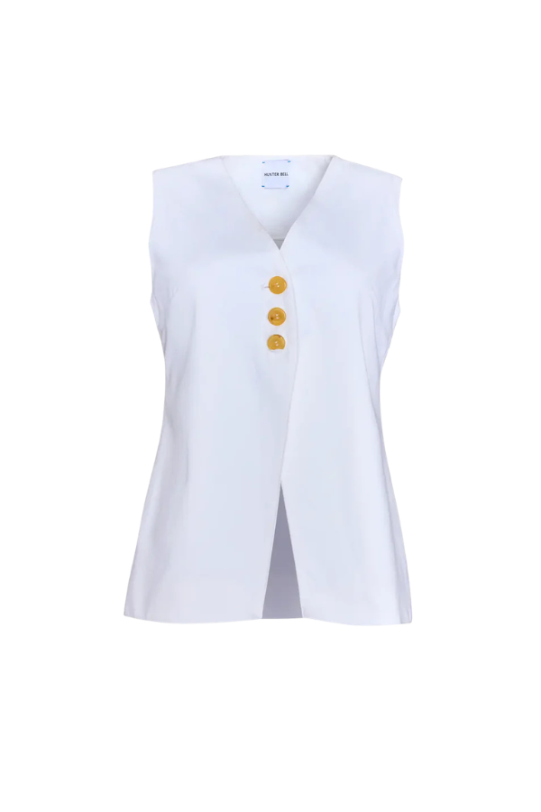 Hunter Bell Roma Vest - White