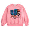 KIDS Bobo Choses Dog Friendship Print Sweatshirt - Pink - Thumbnail 1