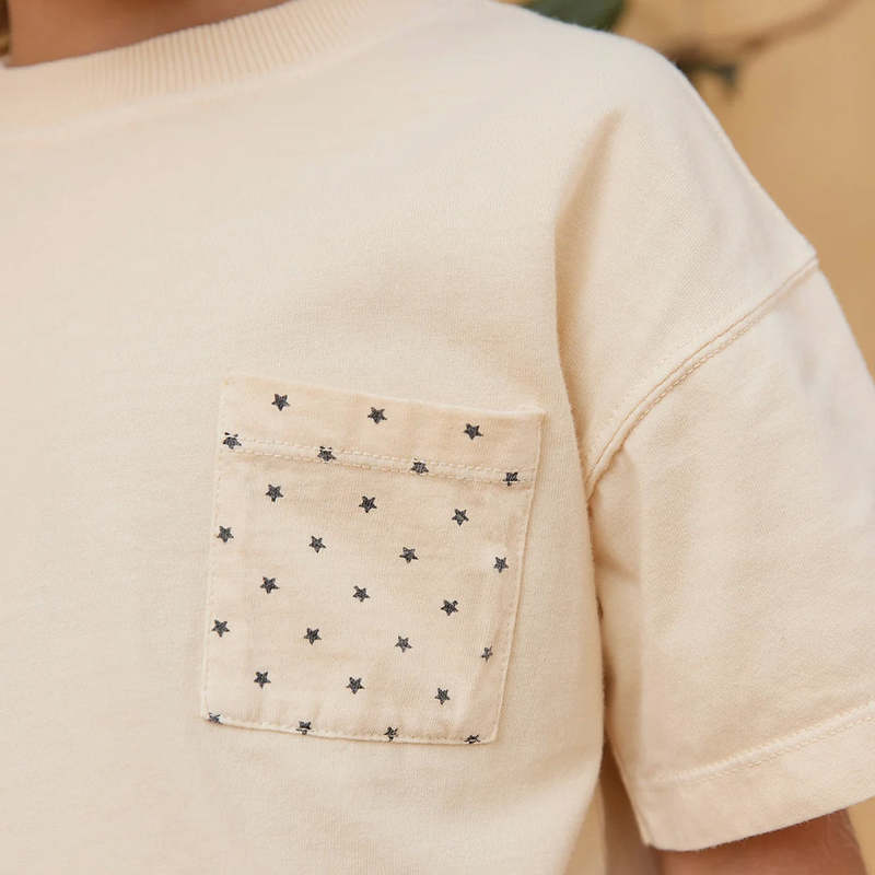 KIDS Bonton Nixon T-Shirt - Cream