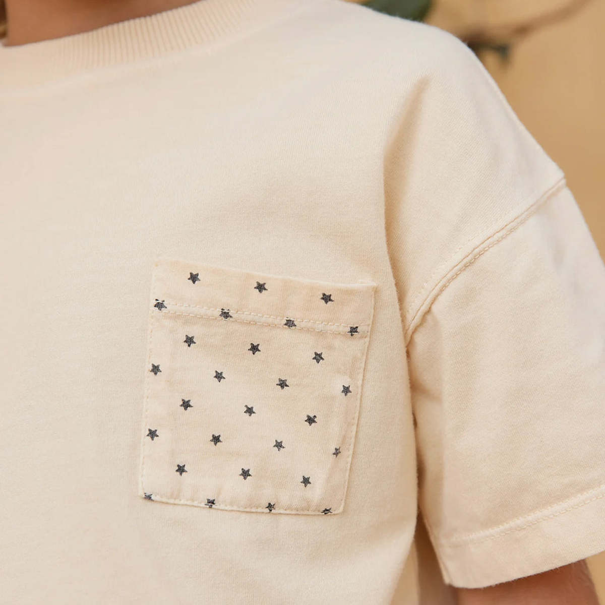 KIDS Bonton Nixon T-Shirt - Cream - Image 6 of 6